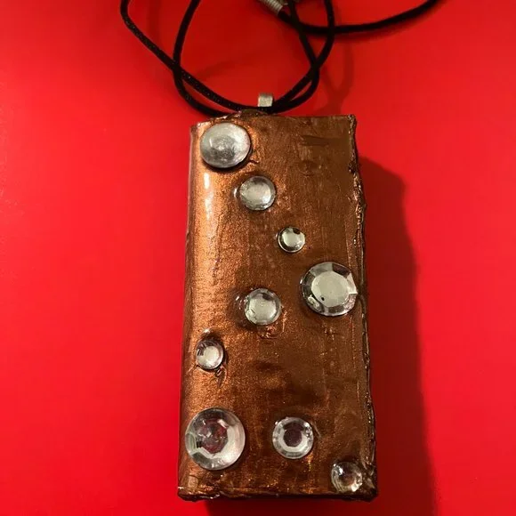 One of a Kind Seashell Boho Rare Unique Vintage Reversible Handmade Necklace - Picture 6 of 16